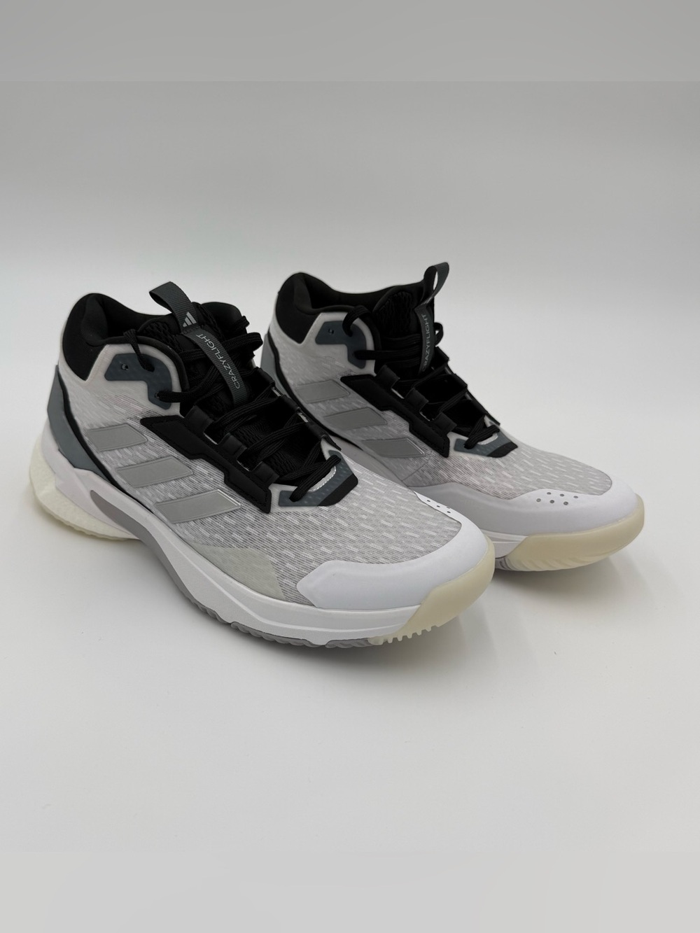 adidas Crazyflight 6 Mid Volleyball Shoes Women’s 9.5 White Black NEW